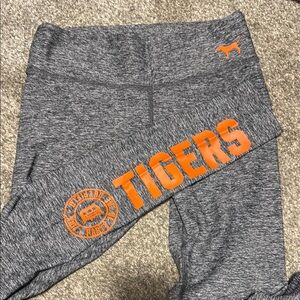 Victoria Secret PINK Gray and Orange Detroit Tigers Leggings